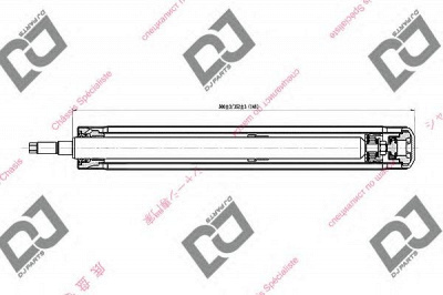 DJ PARTS ds1633hc -  Амортизатор